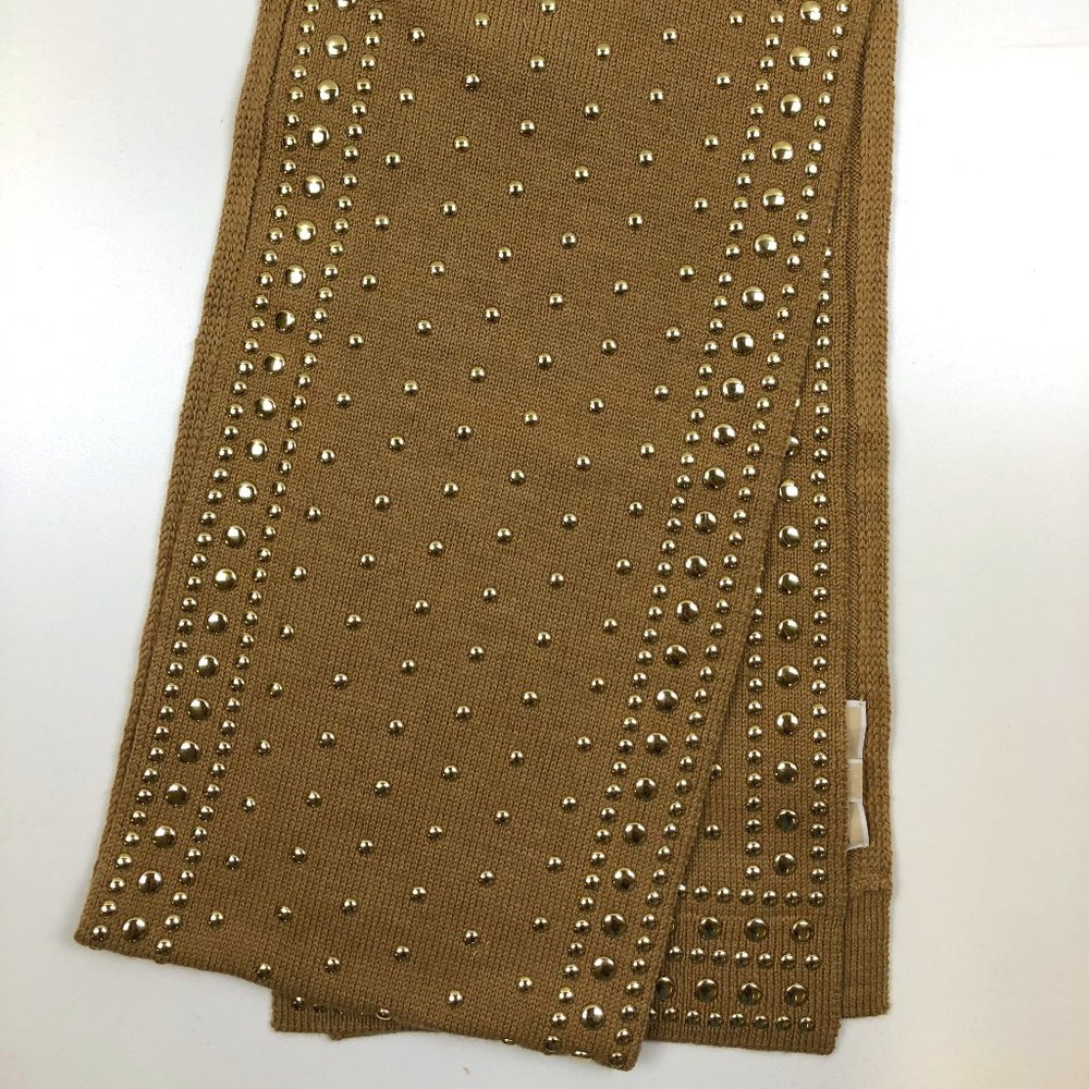 Michael Kors studded knit scarf
